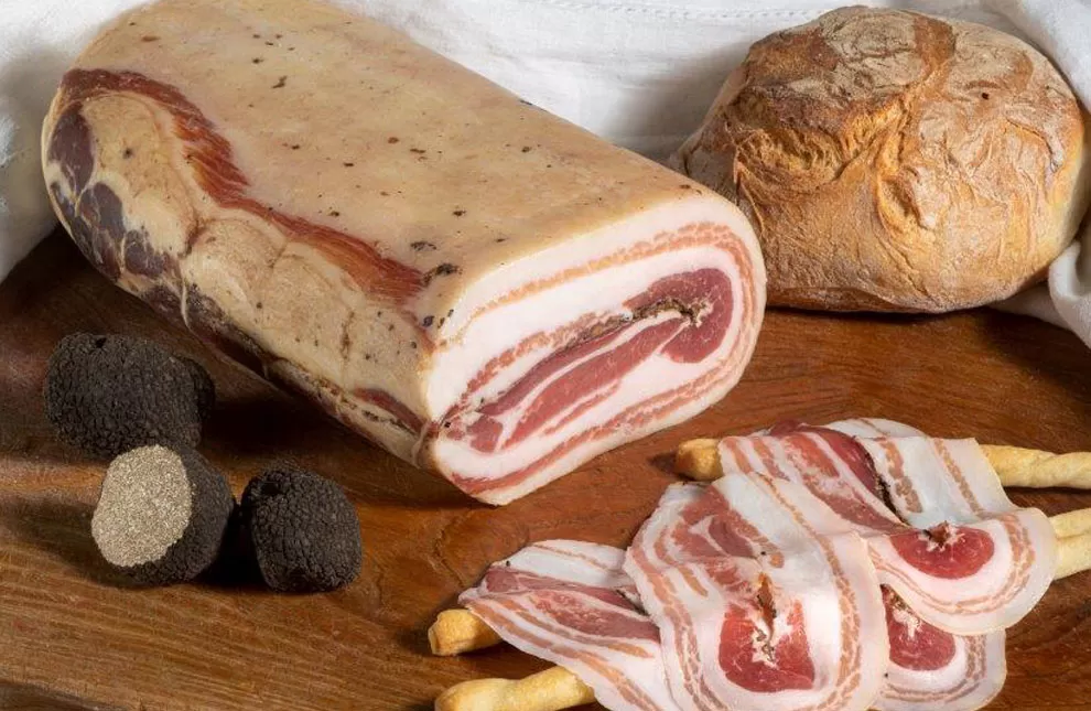 Pancetta con tartufo 