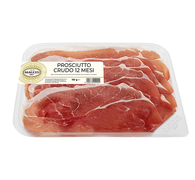 Prosciutto crudo Italiano affettato 